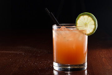 tropical juice cocktail