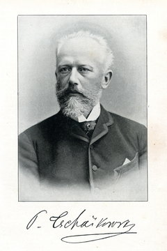 Russian composer Pyotr Ilyich Tchaikovsky