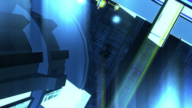 Future City Traffic 3D animation