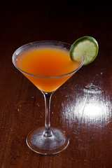 tropical juice cocktail