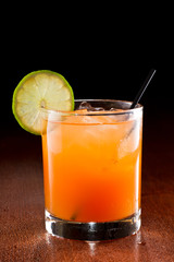 tropical juice cocktail