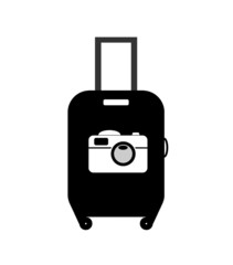 Appareil photos dans une valise