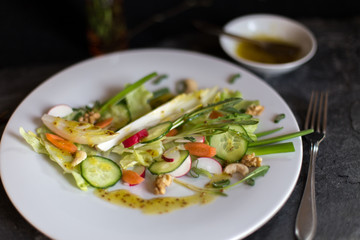 Salad of spring vegetables