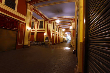 old market empty Hall