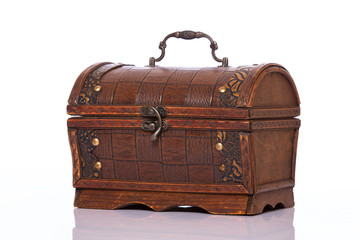Wooden treasury case