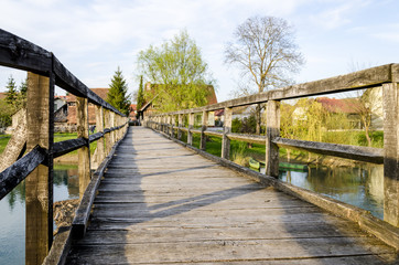 Fototapeta premium Wooden bridge