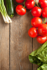 Fresh vegetables. Selective focus