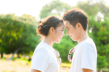 Fototapeta premium Couples in love outdoor