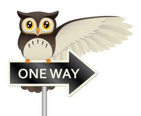 Own On A One Way Sign