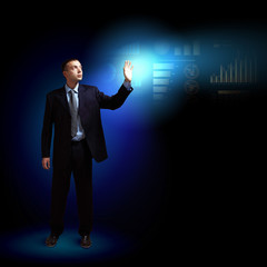 Modern people doing business concept