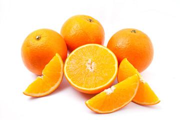 Orange isolated on white background