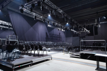 Hall in business, cultural and shopping center