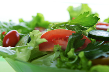 salad with vegetable