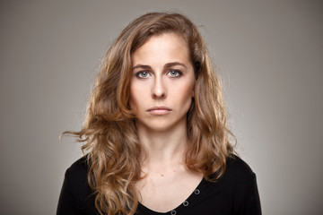 Close up of a normal girl