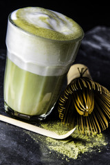 Matcha-Latte - Grüntee mit Milch