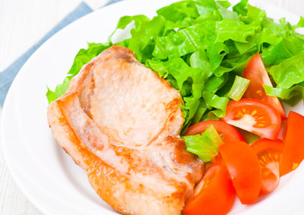 meat with vegetable