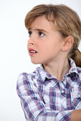 little girl worried © auremar