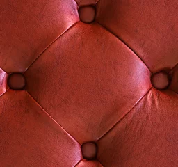 Fototapeten Rote Ledertextur als Hintergrund © exopixel