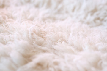 White fur as abstract background