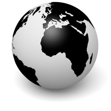 Globe 3D illustration