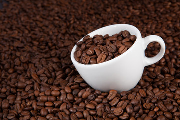 cup of coffee beans