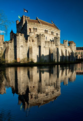 Fototapeta na wymiar Castle of Gent, Belgium.