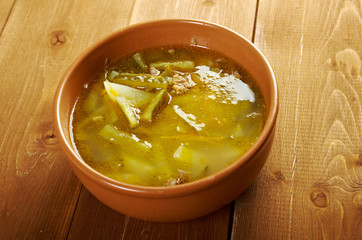 Russian soup rassolnik