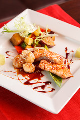 seafood plate