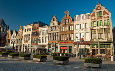 Obraz premium Nice houses in the old town of the city