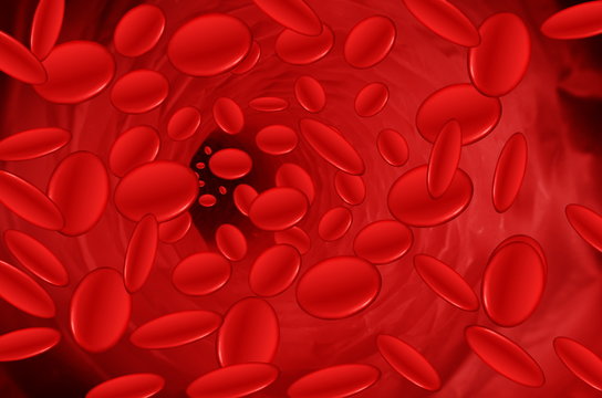 Stream Of Blood Cells