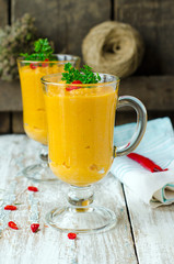 Carrot soup - puree