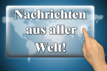 Button - Nachrichten aus aller Welt!