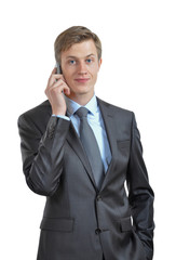 businessman with phone