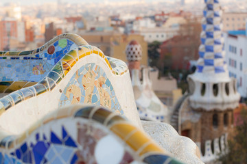 Guell-park in Barcelona