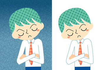 悩むビジネスマン