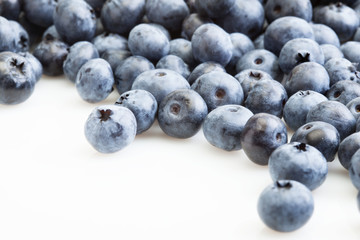 Closeup background blueberries