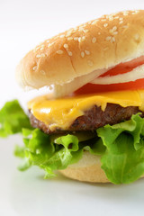 Soja-Cheeseburger