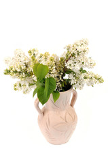 Bouquet de lilas dans un vase