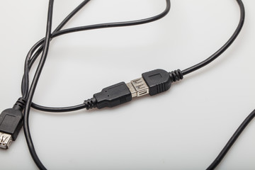 connected usb cables