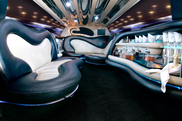 Stretchlimousine Innenausstattung Stretch limousine interior