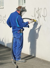 nettoyage de graffiti