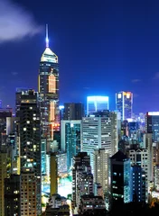 Fotobehang Skyline van Hongkong © leungchopan