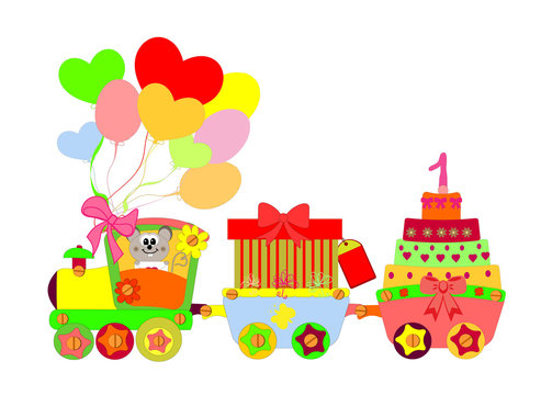 Cartoon Locomotive vector