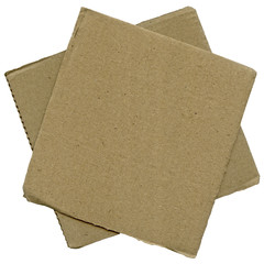 A piece of brown cardboard texture