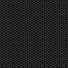 Black carbon abstract geometric seamless pattern, vector