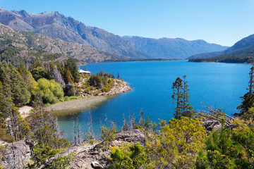 Fototapeta na wymiar Lake Epuyen, Patagonia, Argentina