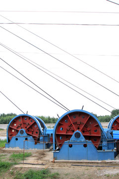 Industrial Stage Winch For Shaft Sinking In MaCheng Iron Mine, C