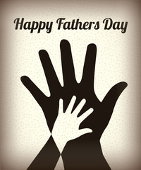 Fototapeta premium Happy Fathers day