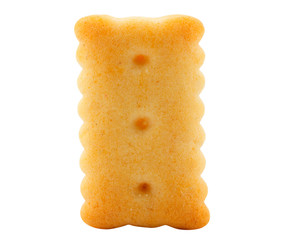 Letter I cracker alphabet isolated on white