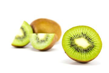 Fototapeta premium kiwi fruit isolated on white background